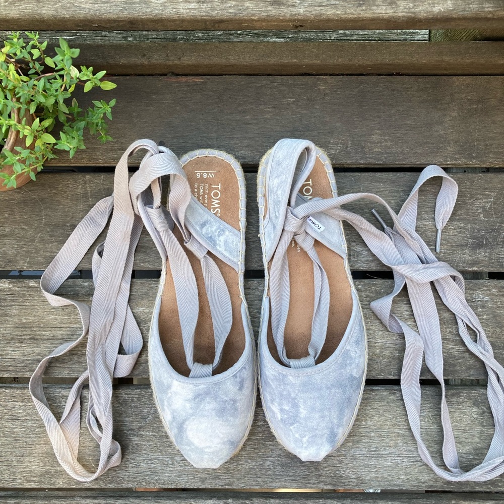 Toms Gray Espadrilles